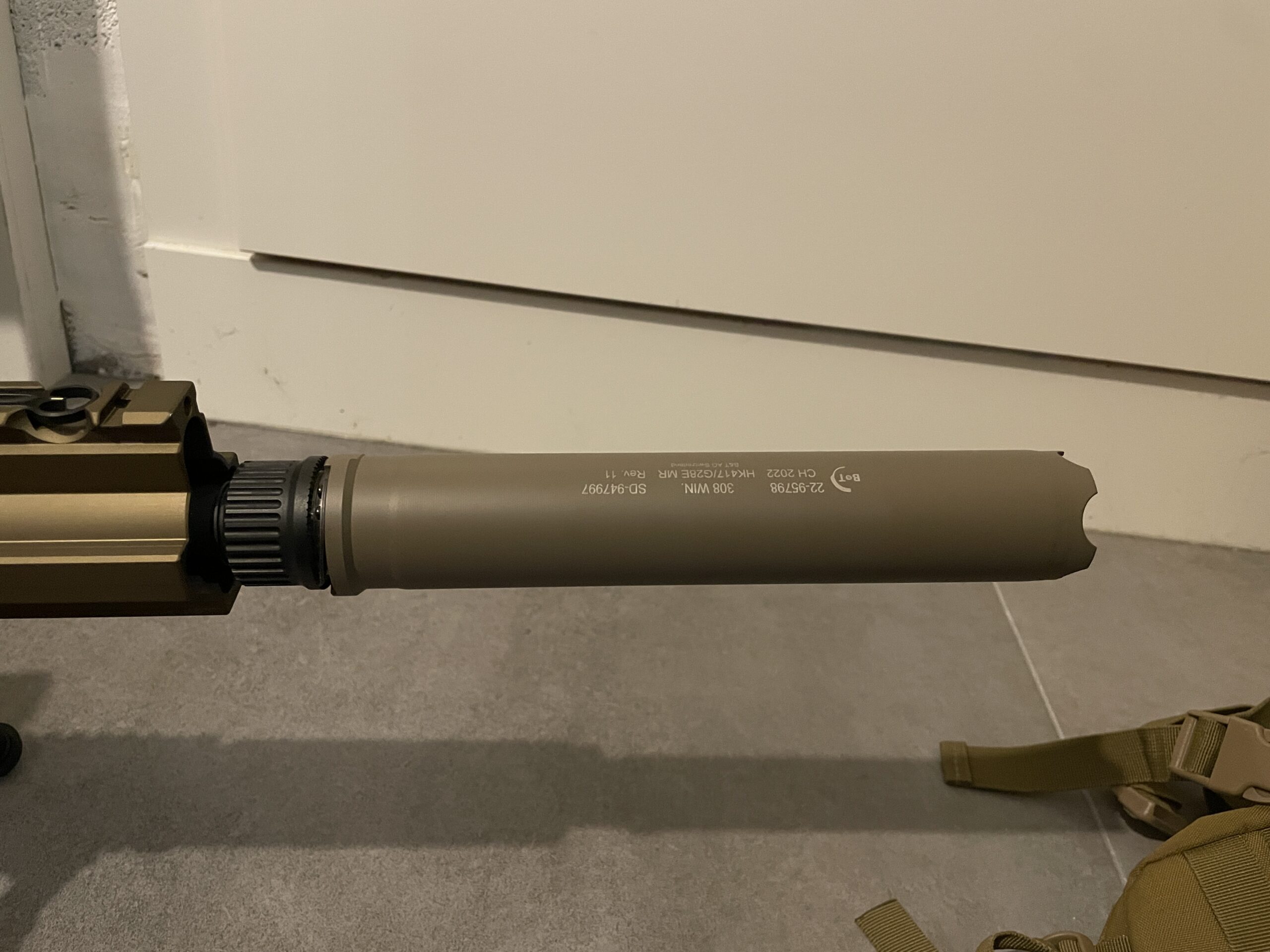 Silencieux et cache-flamme H&K MR 308