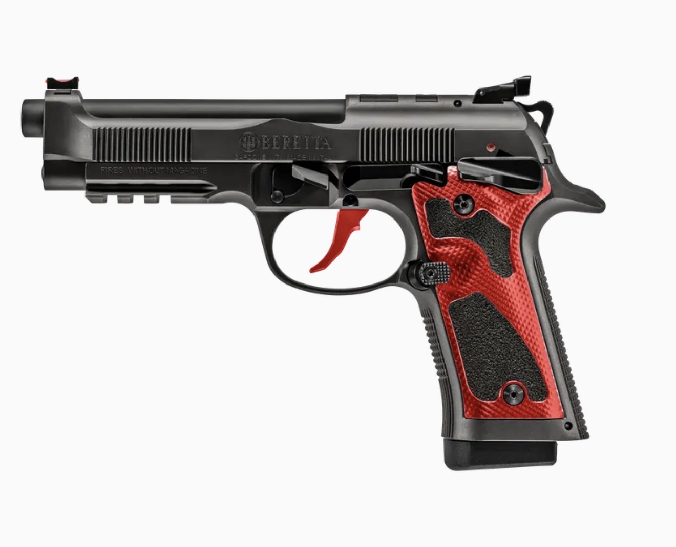 Beretta 92X Performance Black Serise Red