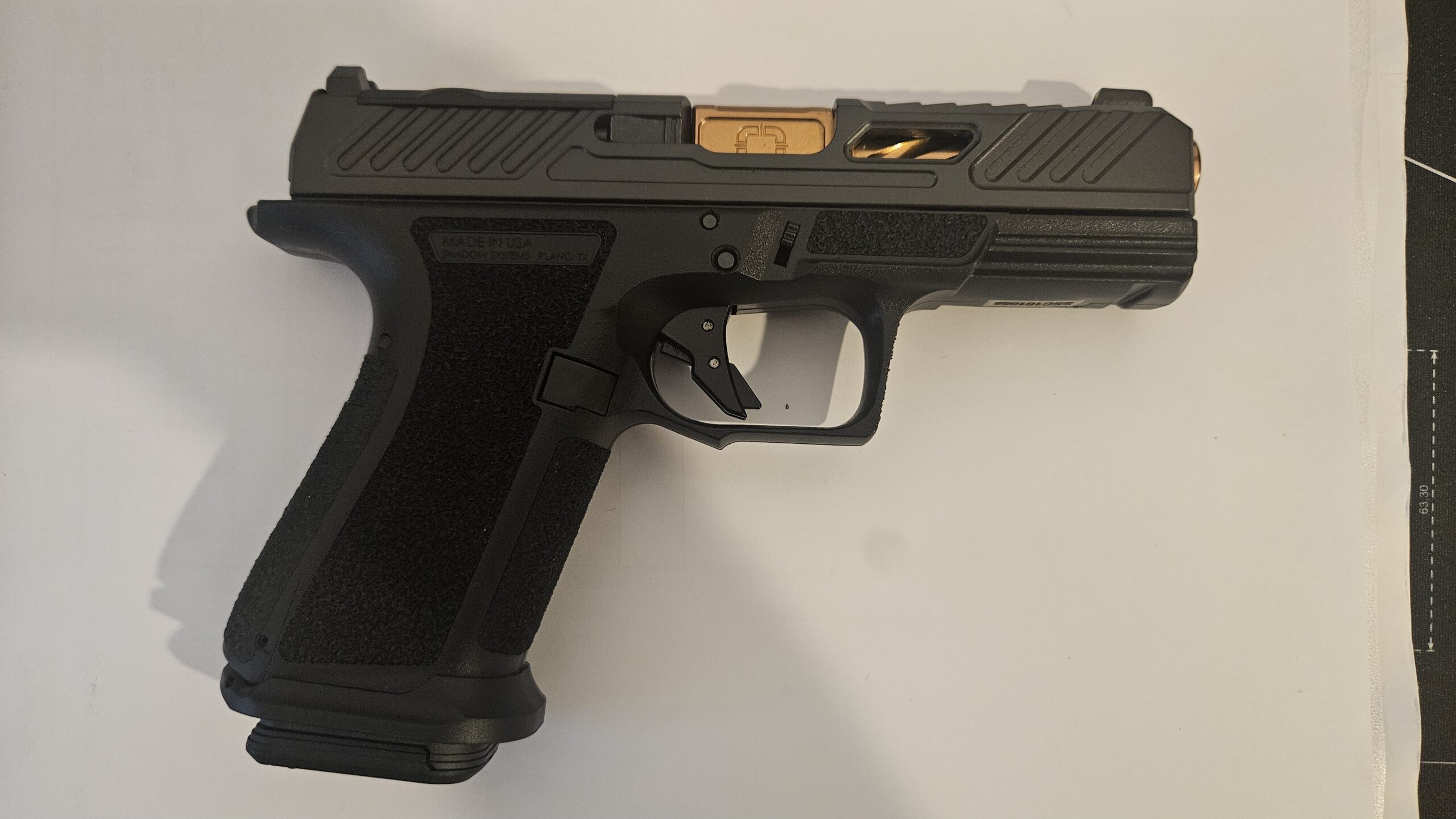 Pistolet Shadow Systems MR920 Elite Or Tritium Cal. 9mm