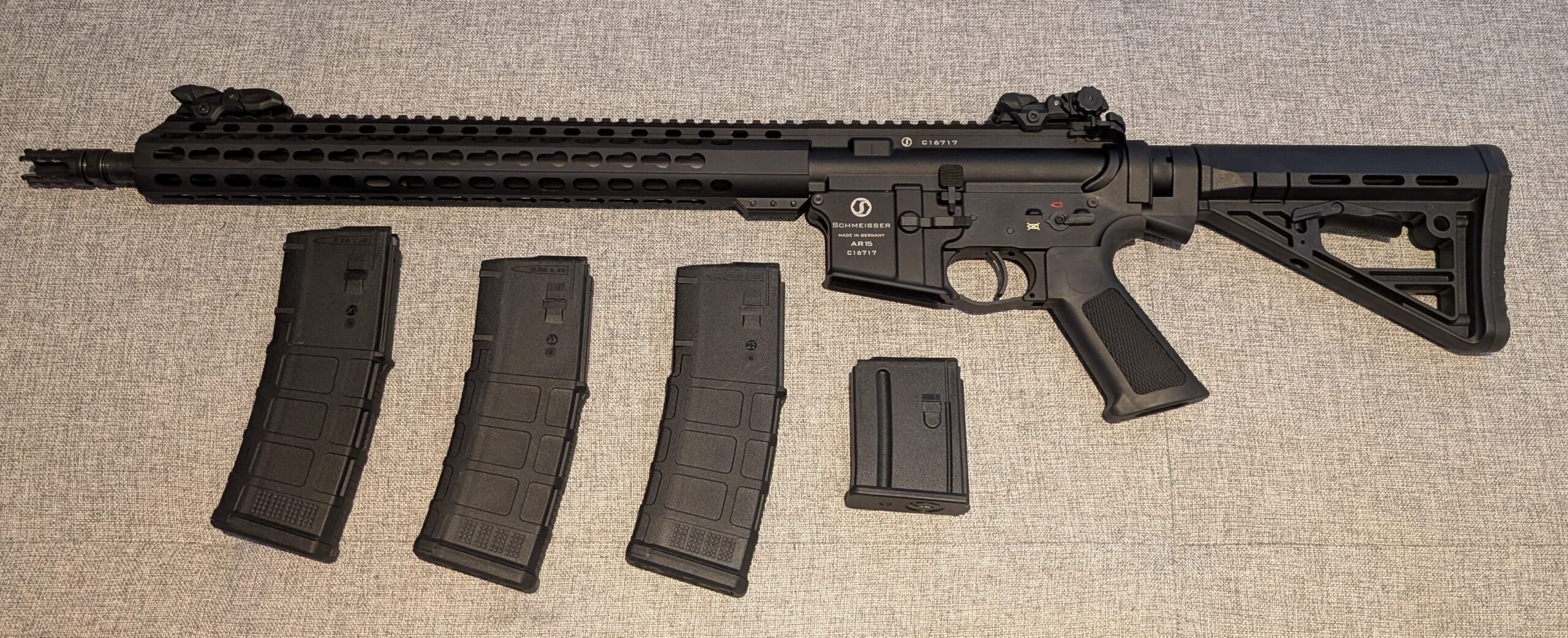 Schmeisser M5FL 16.75&quot; mit Zubehör