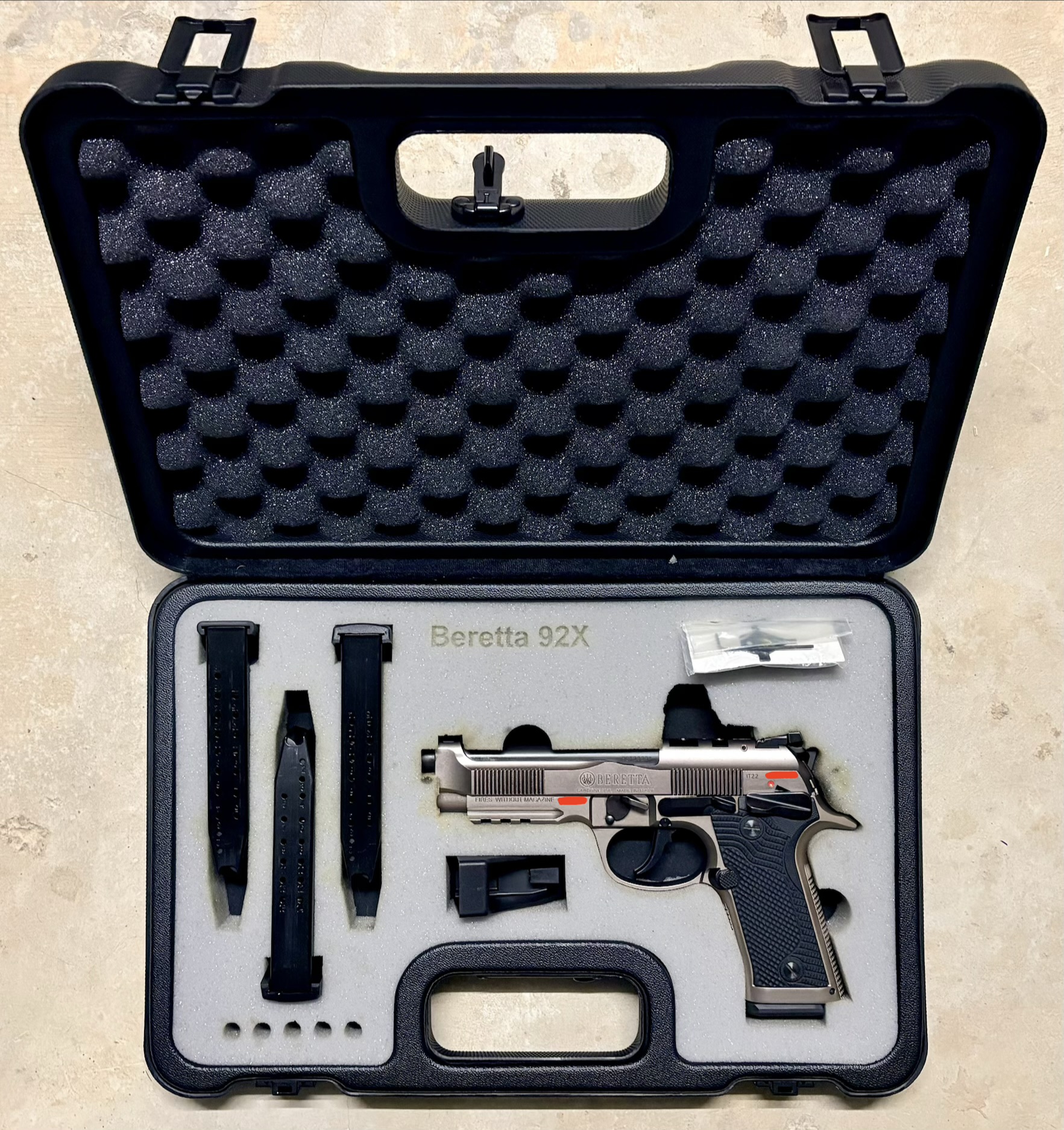 Beretta 92X Performance RDO - état impeccable + accessoires