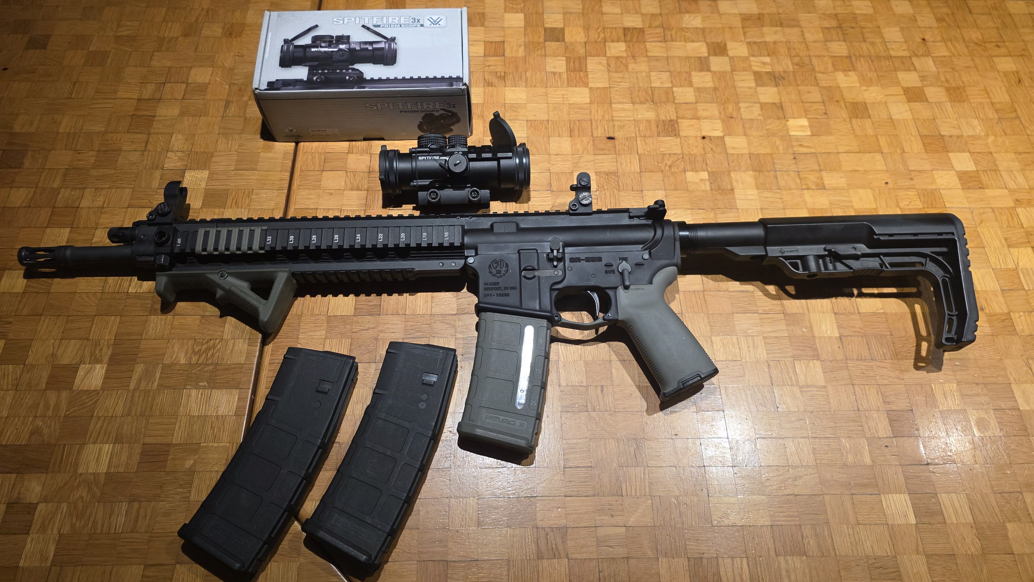Ruger SR 556 quasi-neuf avec optique Vortex Prism 3x offerte !