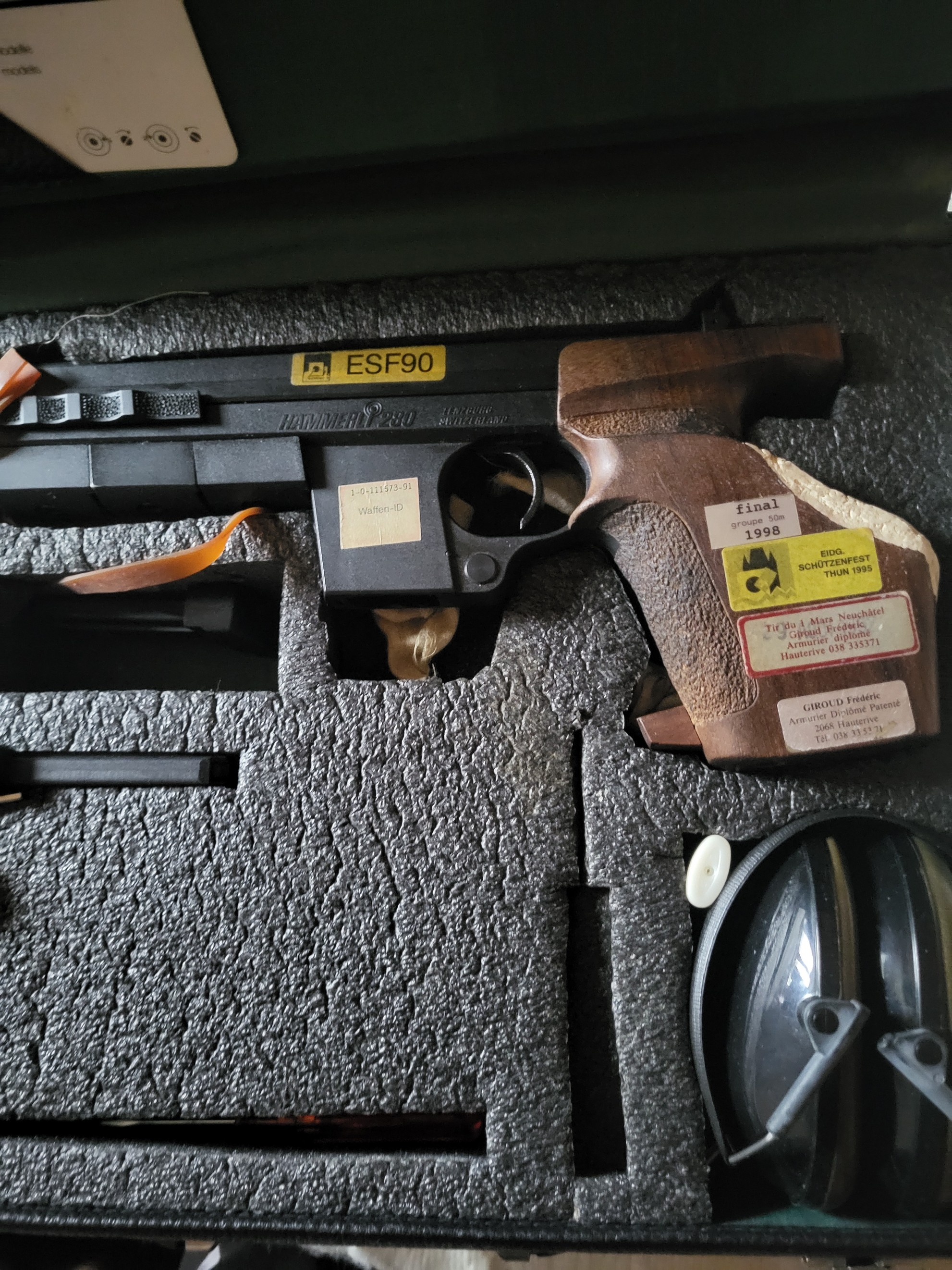 pistolet de compétition