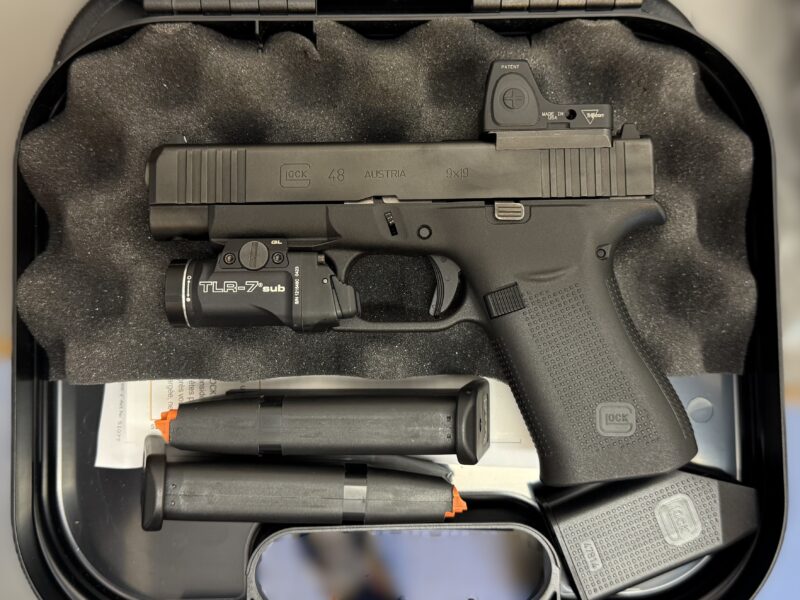 Glock 48 MOS + Trijicon RMRcc + Streamlight TLR7 Sub