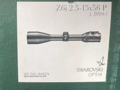 Lunette de visée Swarovski Z6i 2.5-15x56 PL BRH-I